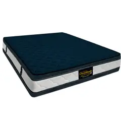 DORMILANDIA - Colchón Azul Queen 160x190 Resortado Marshall