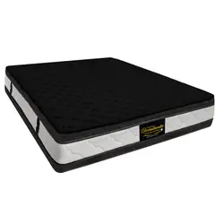 DORMILANDIA - Colchón Negro Doble 140x190 Resortado Marshall