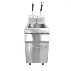 FULLER - Freidora industrial 2 canastillas a gas 30lt