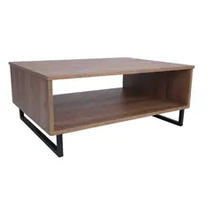 DKO DESIGN SAS - Mesa de Centro Rectangular New York 40x80x60 Amaretto