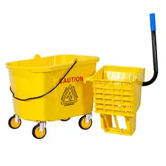 TRIPLE CLEAN - Balde Exprimidor 36Lt Amarillo
