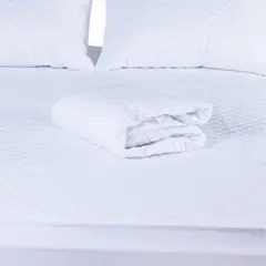 COLCHONES JUBILO - Protector De Colchón 100X190 Blanco