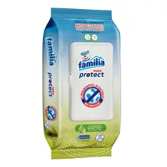 FAMILIA - Toallas Húmedas Antibacterial Manos y Cuerpo x 70 unidades