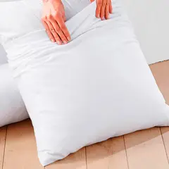 MANO DE OSO - Set x 2 Fundas Algodón 200H Antifluid Blanco 50x70