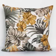 TEXDECOR - Cojín Decorativo Havana 45X45Cm Flora Mostaza