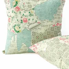 TEXDECOR - Cojín Decorativo Acores 45X45Cm Vintage Flores