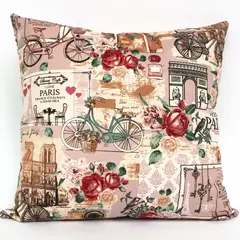 TEXDECOR - Cojín Decorativo Bali 45x45cm Paris Amour