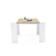 HOGAR VENECIA - Mesa 4 Puestos Chicago 76.5X83.5X120 Blanco Duna