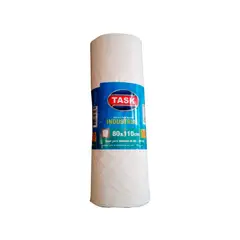 TASK - Bolsa Basura 80x110cm Rollo X10Und Grande Blanco