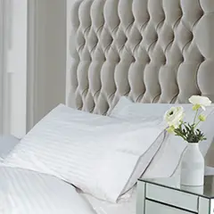 GRAMA IDEAS FRESCAS - Juego De Sábanas Microfibra Raya Satín Queen