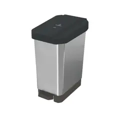ESTRA - Caneca Plástica 44L Negro Para No Aprovechable Con Pedal