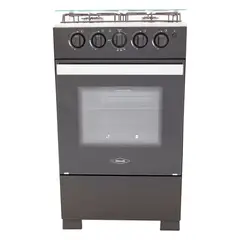 HACEB - Estufa de Piso 4 Puestos Gas Propano Negro ROMERO 50-V