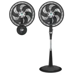 SAMURAI - Ventilador 2 en 1 Ultra Silence Force Negro