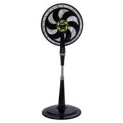 SAMURAI - Ventilador Ultra Silence Force 2 en 1, 4 Velocidades, Control Remoto, Negro