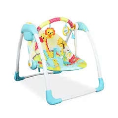 BEBESIT - Columpio para Bebé Musical Mimo Azul