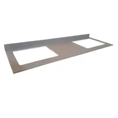 JUST HOME COLLECTION - Mesón Quartz Vulcano Derecho Gris 180 Cm