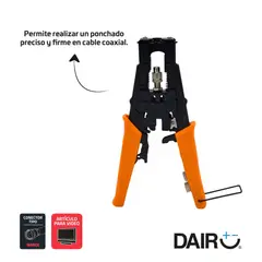 DAIRU - Ponchadora Profesional De Presión Coaxial