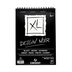 CANSON - Bitácora Xl A4 150gr 40h Negro C400039086