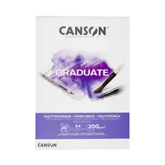 CANSON - Bitácora Gradu A4 200gr 20h Mixmedia C400110377