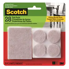 SCOTCH - Pack Fieltros Cuad/Red Bge Comedor X 28Und