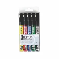 PEBEO - Set Marcador Acrylic - 1.2 Mm - 5 Básicos
