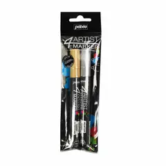 PEBEO - Set Marcador Oleo 4artist- 4 Mm - 2 Oro/Plata