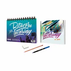 KINAKI - Kit Aprende Brush Lettering - 5 Piezas