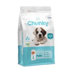 CHUNKY - Comida Seca Para Perro Cachorros Nuggets De Pollo 2kg
