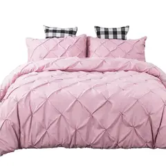 MY HOME STORE - Duvet Pinch/Plumón/Funda/Cojín Azul Oscuro Doble