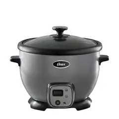 OSTER - Arrocera Multiusos con Función de Sofrito Olla Interior Extraíble con Recubrimiento Antiadherente Color Negro