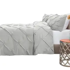 MY HOME STORE - Duvet Pinch/Plumón/Funda/Cojín Azul Oscuro Doble