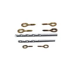 FIXSER - Kit Cancamos Cerrado #4-8+Broca 3/16Y1/4Pulg