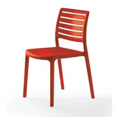 INORCA - Silla Sin Brazos Polipropileno Khao Rojo