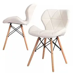 EKONOMODO COLOMBIA - Set x2 Silla Auxiliar Dais 76x39x39 Blanca