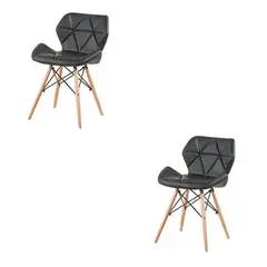 EKONOMODO COLOMBIA - Set x2 Silla Auxiliar Dais 76x39x39 Negra