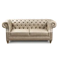 undefined - Sofá Chester Premium 90x78x215 Beige