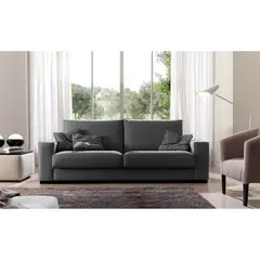 KAIU HOME - Sofá Griseo Tela Suave 75x84x182 Gris