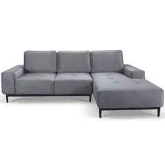 undefined - Sofá Esquinero Kiron 80x230x150 Gris