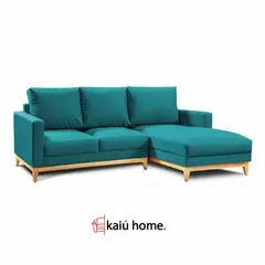 undefined - Sofá Esquinero Innova Anti Rasguños 85x200x150 Turquesa