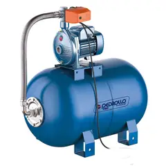 PEDROLLO - Equipo de Presión Cpm660 2hp 110/220V + Tanque Hidroneumático Horizontal de 100 Litros