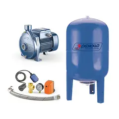 PEDROLLO - Equipo de Presión CP670 3Hp 220/440V + Tanque Hidroneumático Vertical de 200 Litros