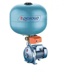 PEDROLLO - Equipo de Presión CPm620 1Hp 110/220V + Tanque Hidroneumático Esférico de 24