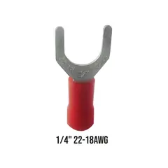 HALUX - Propack Terminal Aislada Horqueta Rojo (1/4 - S1-6Sv) X 50 Und