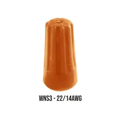 HALUX - Propack Terminal Aislada Conector Rosca (Naranja - Wns3) X 50 Und