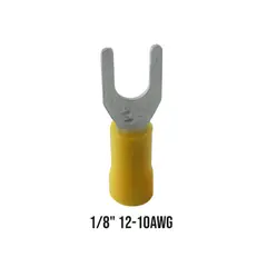 HALUX - Propack Terminal Aislada Horqueta Amarillo (1/8 - S5-3.5Sv) X 50 Und