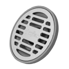 COFLEX - Rejilla Redonda ABS Tapa Cromada 2-Pulg Vao