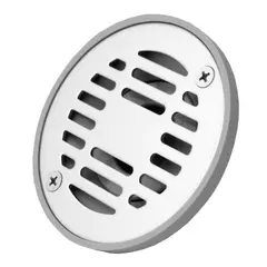 COFLEX - Rejilla Redonda ABS Tapa Acero Inoxidable 2-pulg VAO