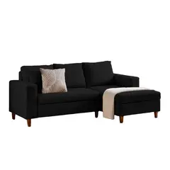 undefined - Sala en L Viena 87x135x188 Negro
