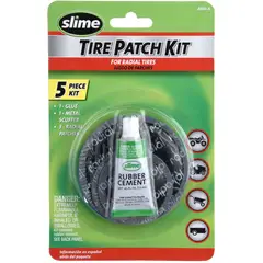 SLIME - Kit Parches Llantas Sellomatic 5 Pack