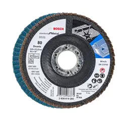 BOSCH - Disco Flap 4-1/2 Pulgadas Grano 60 Curvo Standard